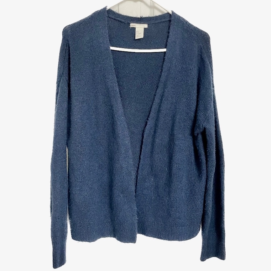 H&M Basic Blue Cardigan